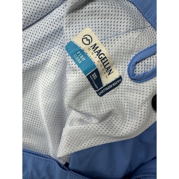 Magellan Outdoors Mens Fish Gear Shorts 3XL Blue Big Tall Flacon Lake NWTs - Picture 3 of 7